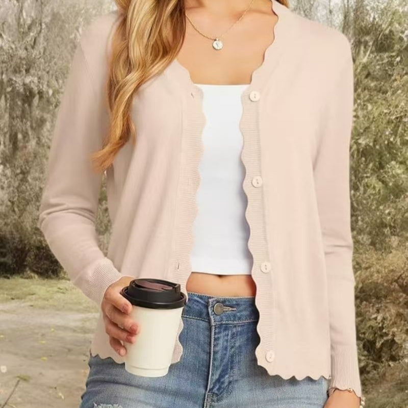 Fashion Short Knitted Cardigan Coat