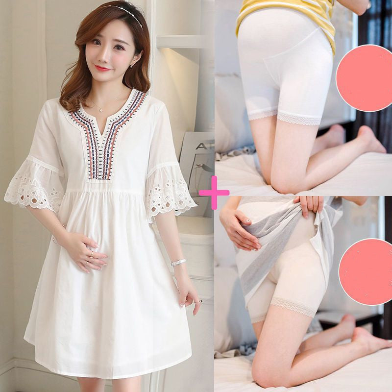  Fashion Loose-fitting Dresses For Pregnant Women