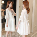  Fashion Loose-fitting Dresses For Pregnant Women
