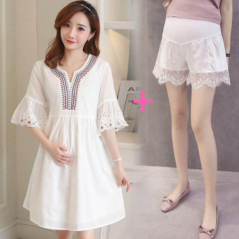  Fashion Loose-fitting Dresses For Pregnant Women