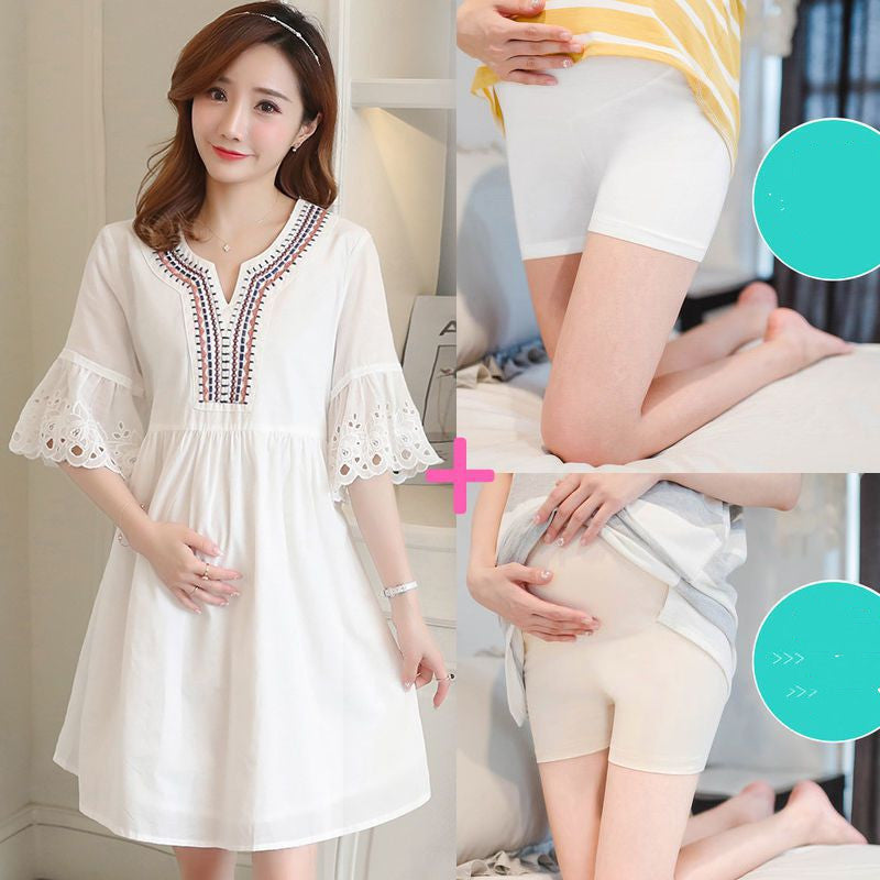  Fashion Loose-fitting Dresses For Pregnant Women