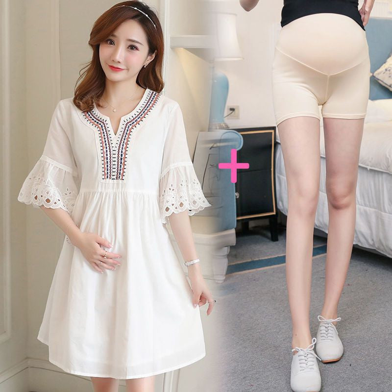  Fashion Loose-fitting Dresses For Pregnant Women