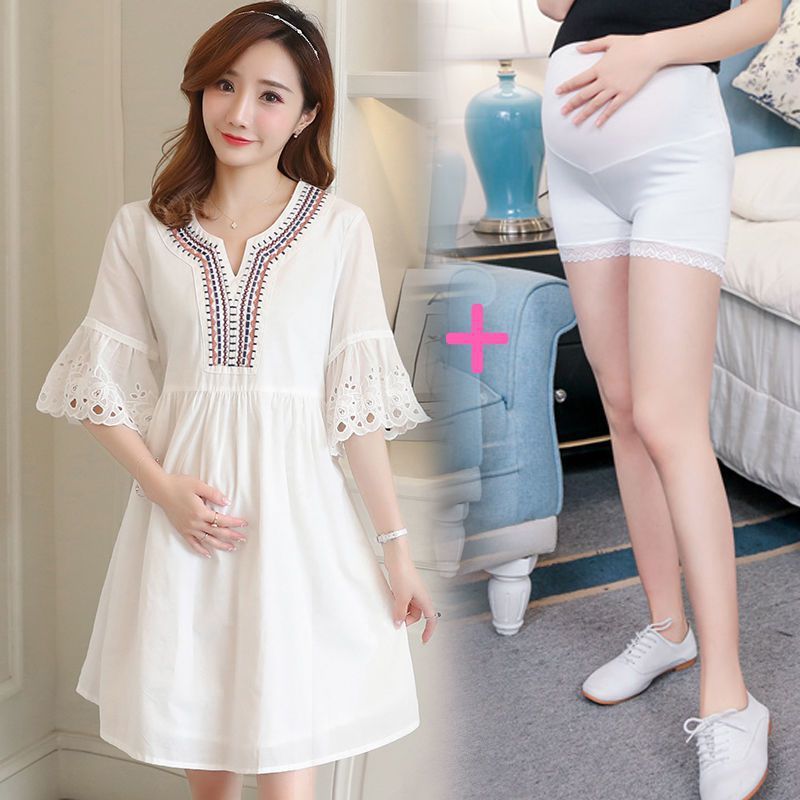  Fashion Loose-fitting Dresses For Pregnant Women