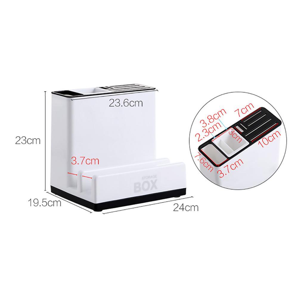 Tableware Storage Holders Kitchen Knife dimensions in cm, showcasing sleek design and knife organization.