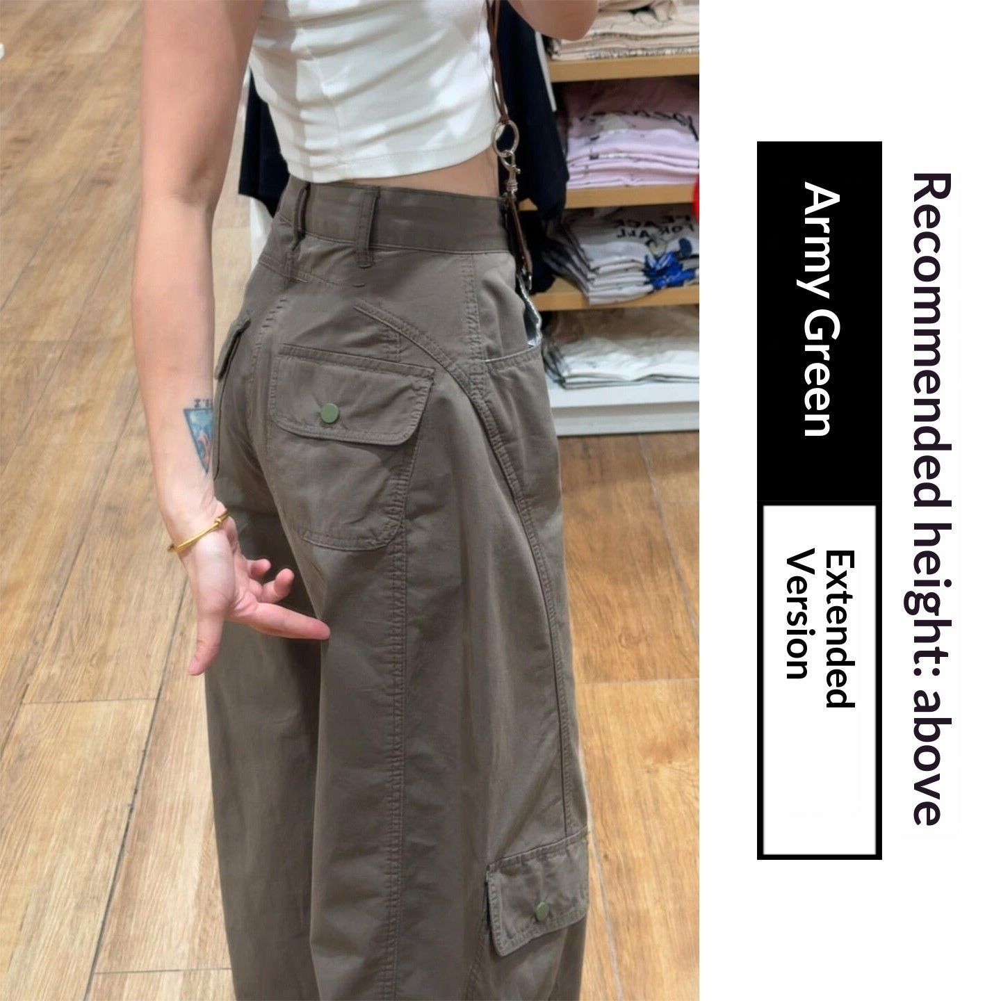 American-style Vintage Work Pants For Women Autumn Winter