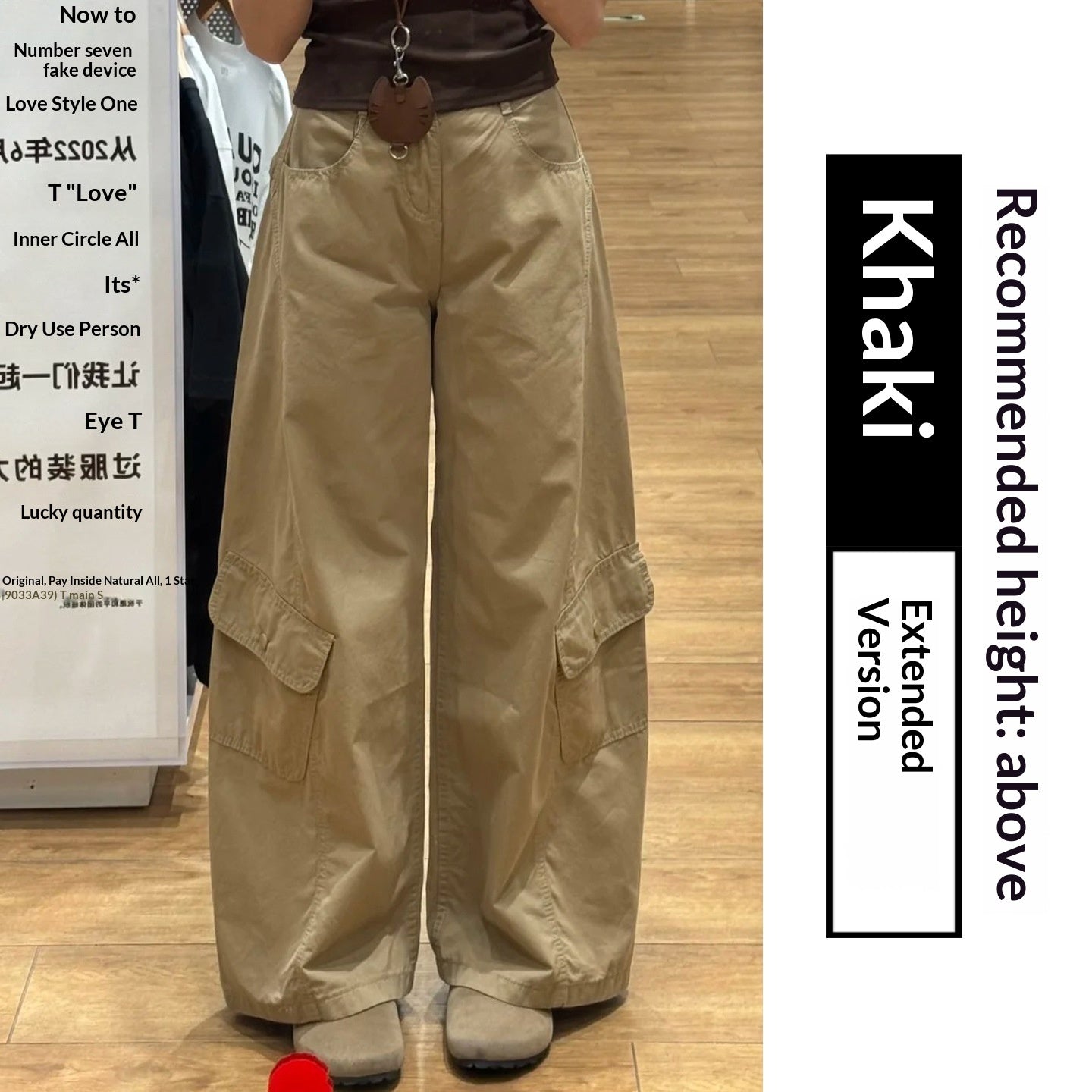 American-style Vintage Work Pants For Women Autumn Winter