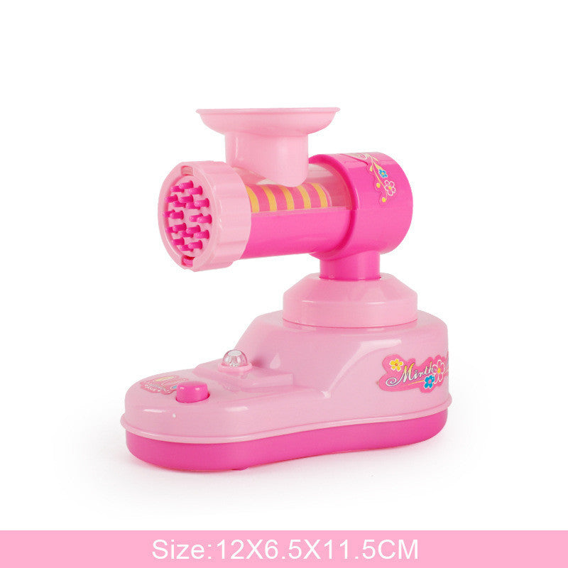 Children's Mini Girl Simulation Play House small pink kitchen appliance toy designed for imaginative play.