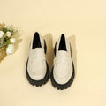 British Style Slip-on Leather Shoe Retro  Women