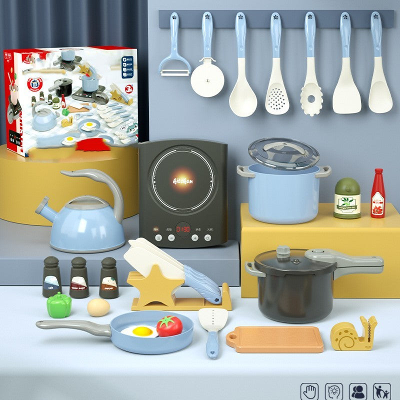 New Simulation Induction Cooker toys and kitchen accessories for children's play kitchen.