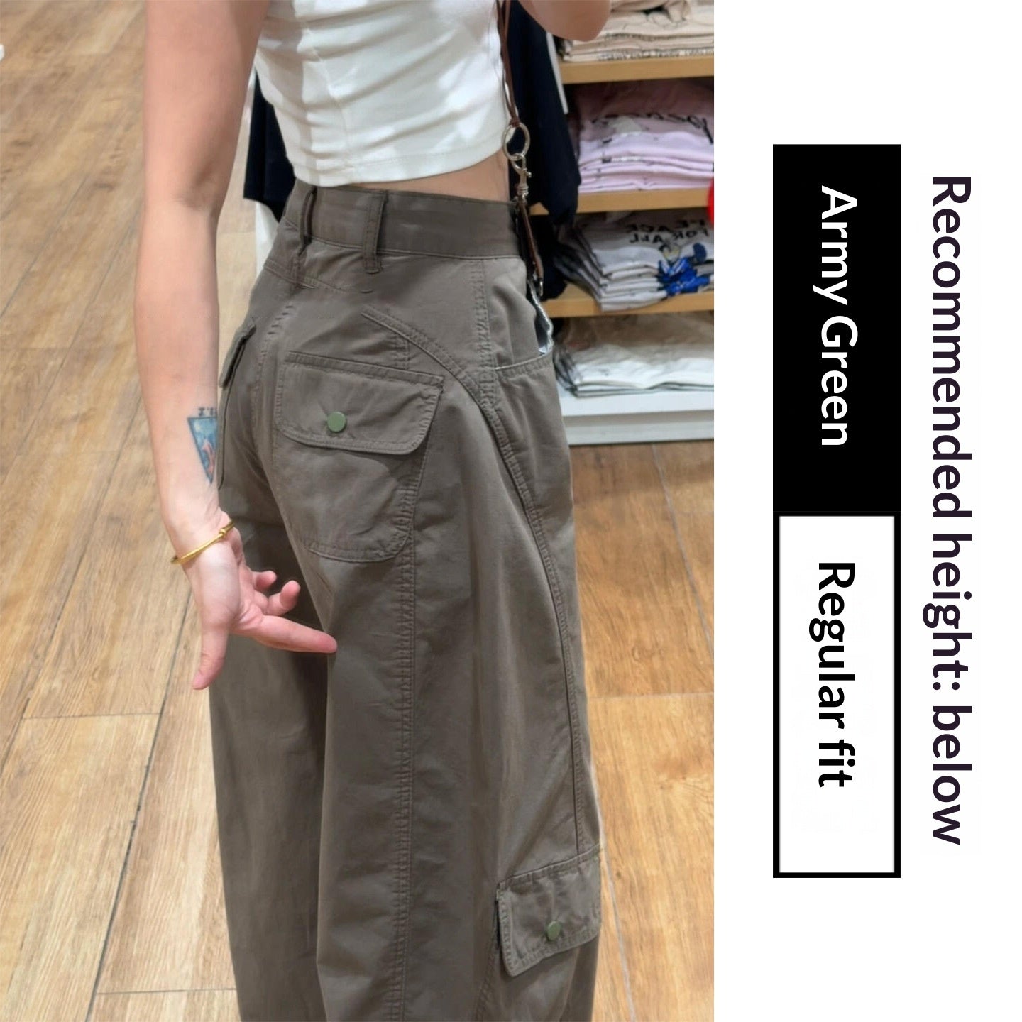 American-style Vintage Work Pants For Women Autumn Winter
