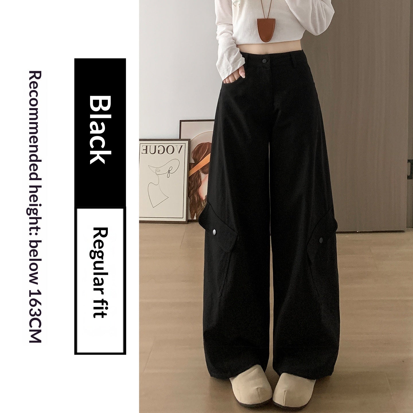 American-style Vintage Work Pants For Women Autumn Winter