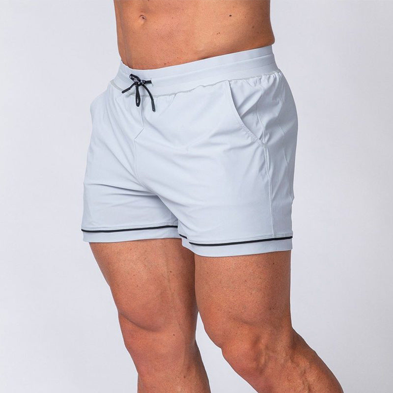 Sport Running Training Outdoor Beach Shorts in light grey, ideal for active lifestyles and outdoor activities.
