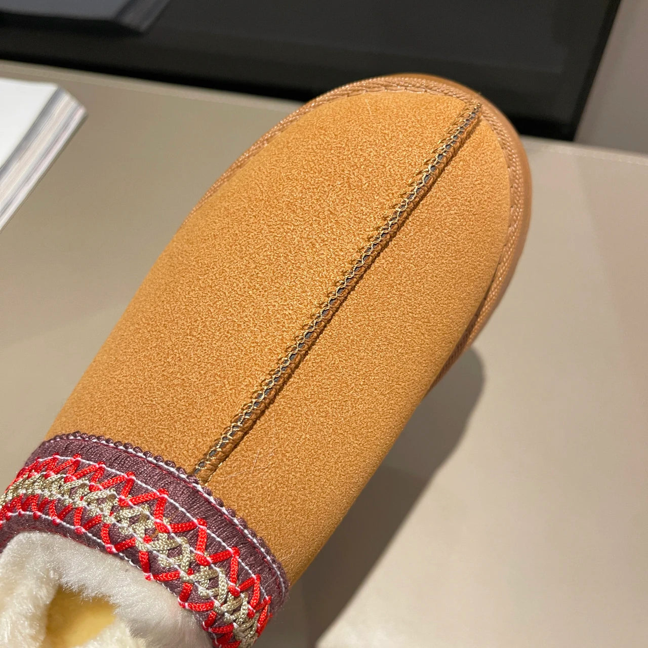 2026 New Winter Women's Short Plush Flats Snow Boots Warm Suede Thick-soled Shoes Women's Chelsea Boots Large Size Botas Mujer