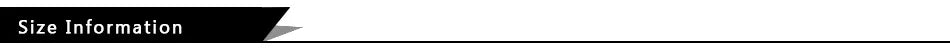 Size information banner for Men Tactical Waterproof Long Trousers Trekking.
