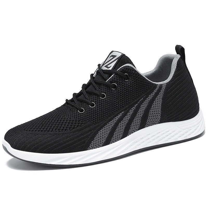 Fashion Men's casual Fashion shoes in black and grey, designed for comfort and modern style.