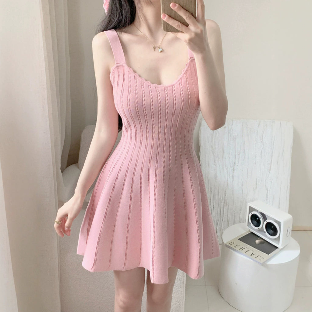 Elegant Short Audrey Hepburn-Style Little Black Dress Womens Summer