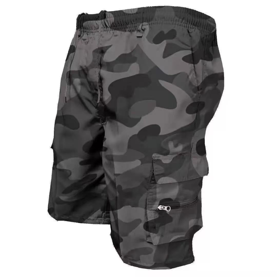 Men's Casual Work Pants Loose Summer in stylish camo pattern, perfect for comfort and versatility during warm weather.