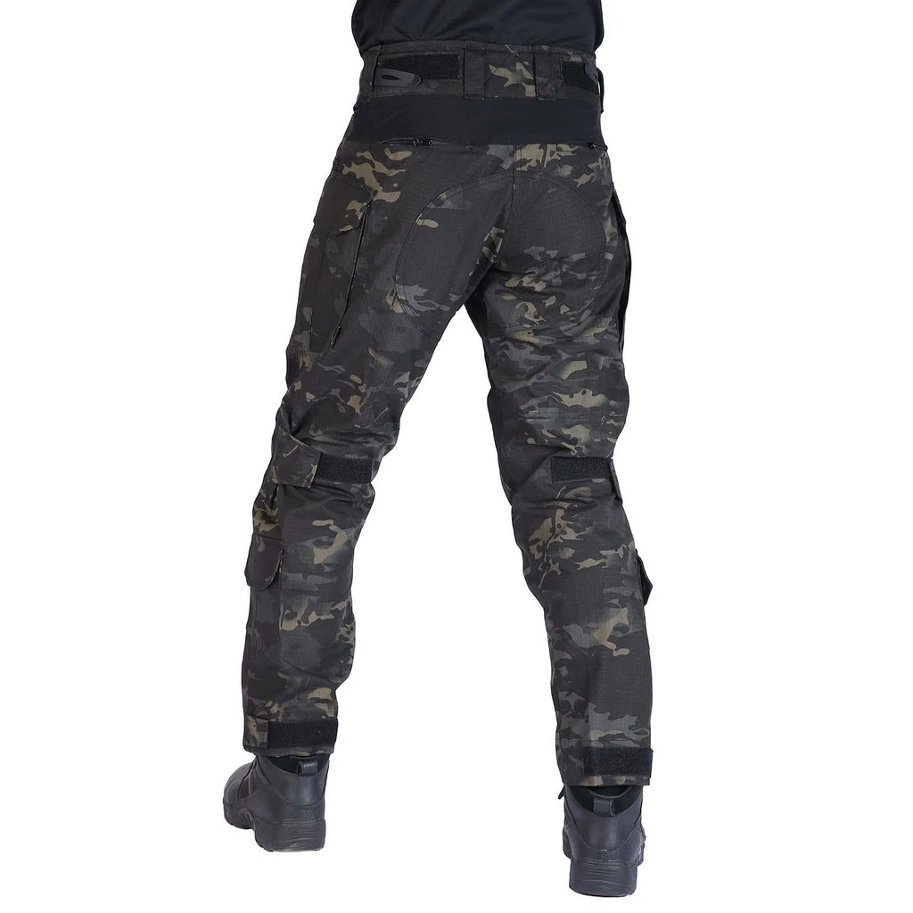 Men's Tactical Combat Tactical Military Pants from the back, showcasing their rugged design and functionality.