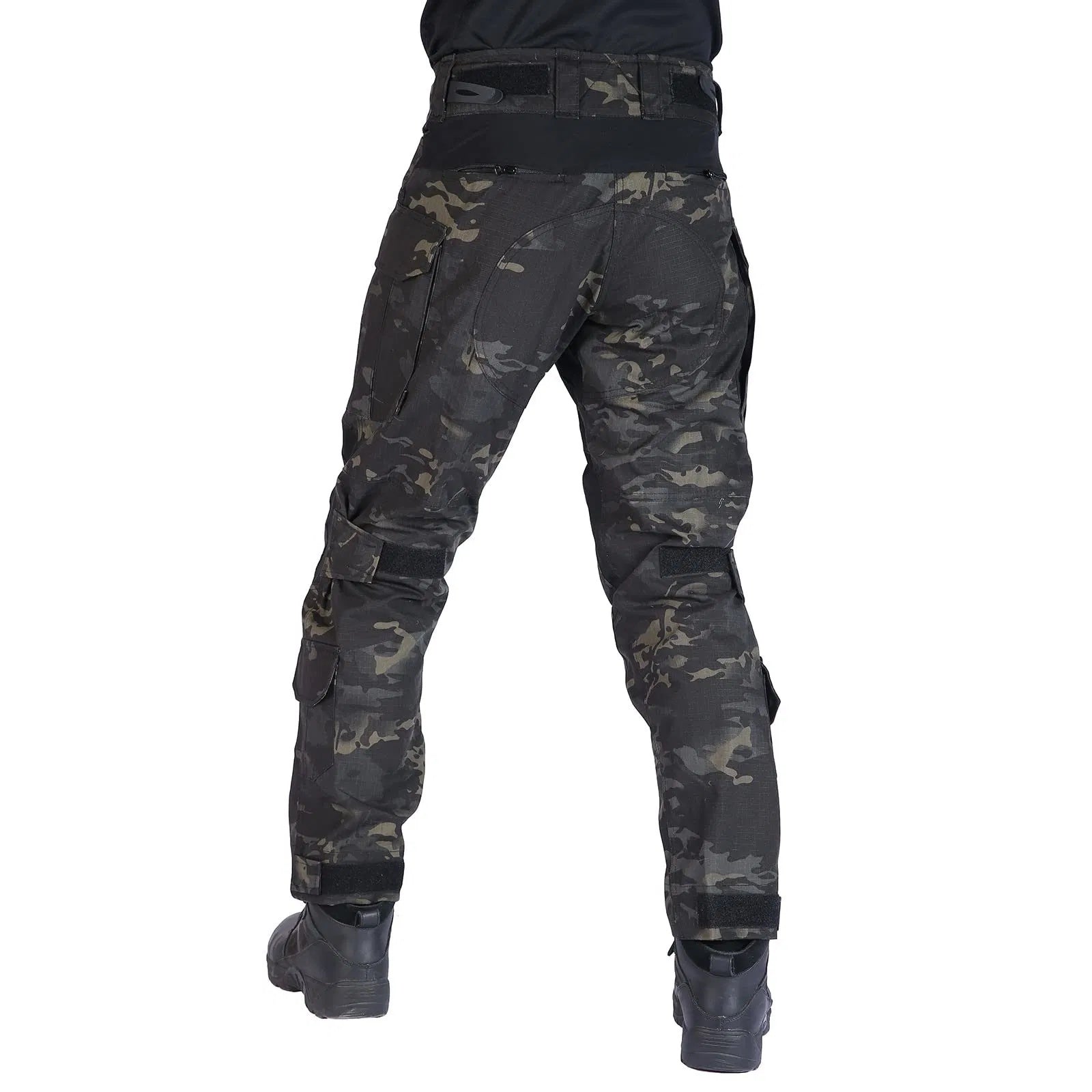 Men's Tactical Combat Tactical Military Pants from the back, showcasing their rugged design and functionality.