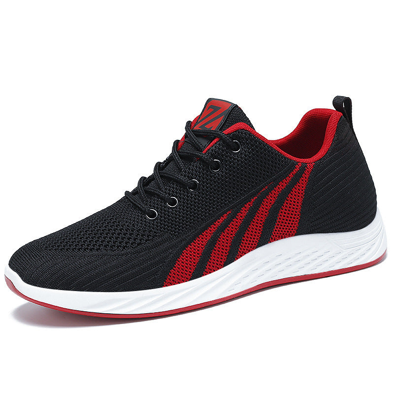 Fashion Men's casual Fashion shoes in black and red, designed for modern style and everyday comfort.