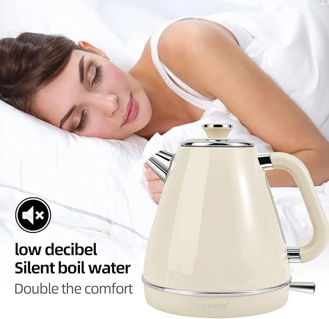 Household Small Appliances Electric Kettle boiling water silently without disturbance for a peaceful environment.